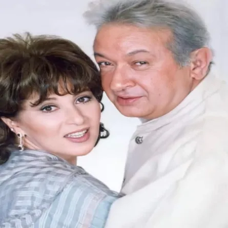 نور الشريف و بوسي - الصورة من الحساب الرسمي لـ مي نور الشريف على إنستغرام