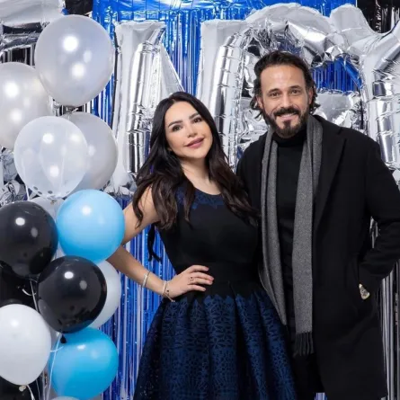 يوسف الشريف وزوجته إنجي علاء - الصورة من الحساب الرسمي لـ يوسف الشريف على إنستغرام