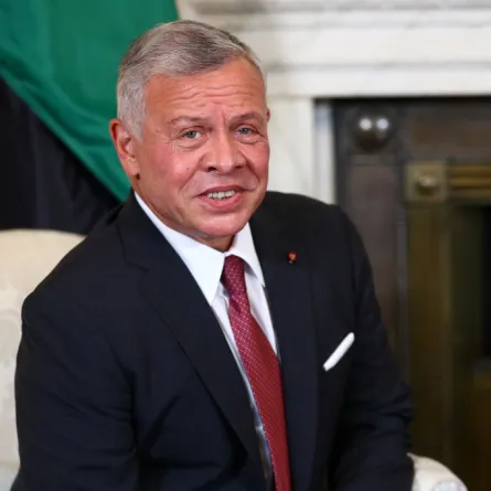 الملك عبد الله الثاني King Abdullah II (مصدر الصورة: HANNAH MCKAY / POOL / AFP)