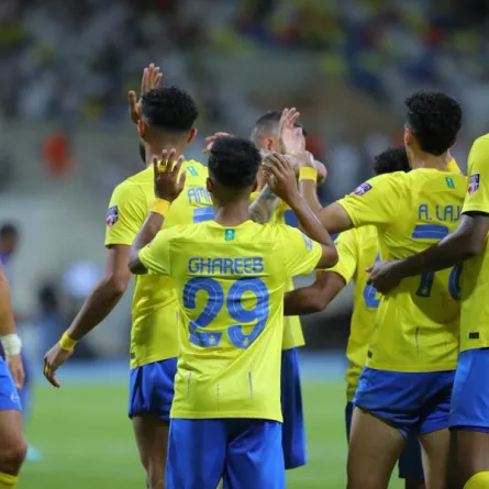 رونالدو يدعم فريقه بالعربية: النصر بمن حضر - الصورة من حسابه الشخصي على منصة إكس "تويتر سابقا"