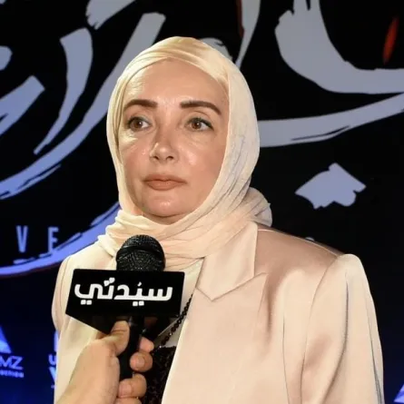 الفنانة عايدة الأيوبي- تصوير محمد العربي 