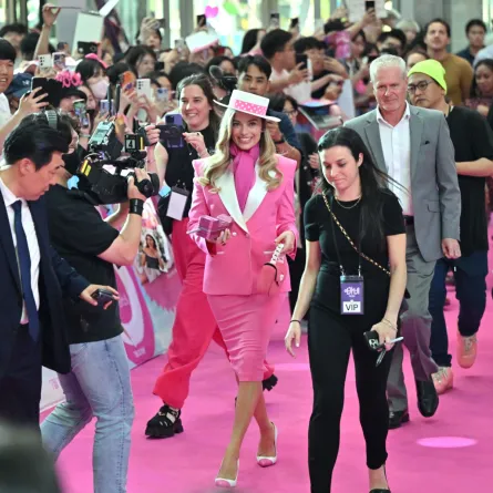 سيول ، 2يوليو 2023، الممثلة مارغو روبي Margot Robbie افتتاح فيلم باربي