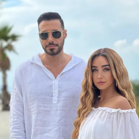 هنا الزاهد وأحمد السعدني - الصورة من حساب هنا على انستغرام