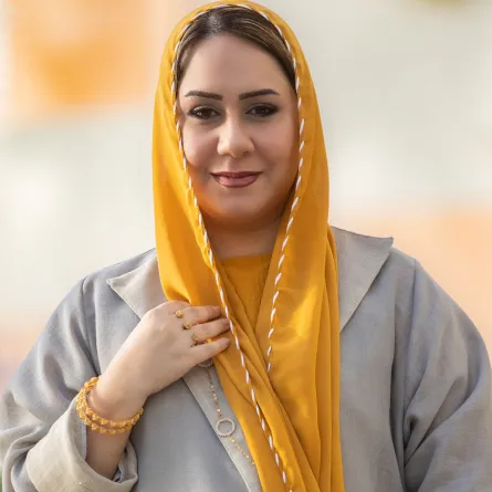 المصممة سيما الحاجي