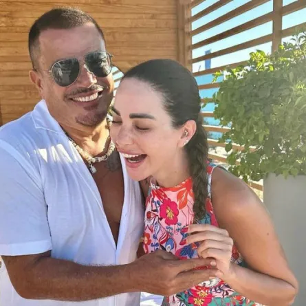 داليدا خليل وعمرو دياب- الصورة من حسابها الخاص على إنستغرام