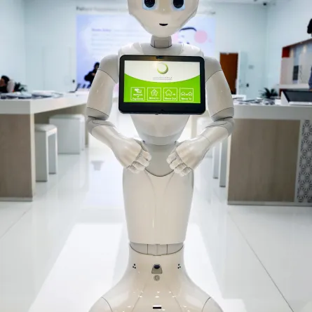 الموظف الافتراضي رماس. الصورة من wam