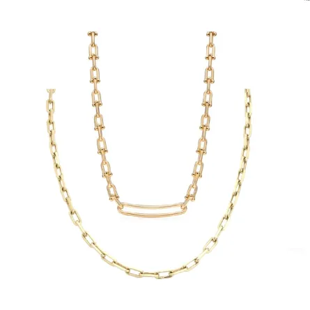 موديلات سلاسل ذهب جنزير بتصاميم عصرية تناسب الصبايا