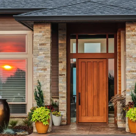 تصميم مميز لباب خارجي