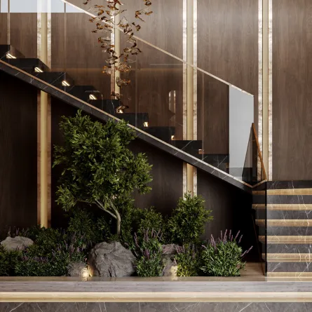 السلالم الداخلية.. اتجاهات حديثة مبهرة للعين