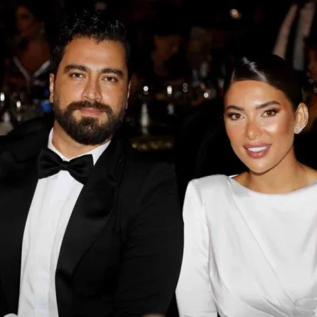 معتصم النهار ولين برنجكجي- الصورة خاصة بـسيدتي تصوير محمد رحمة