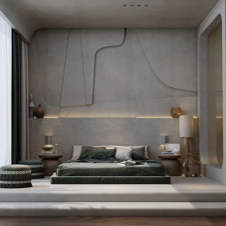 ديكور غرفة النوم الزوجية لا يكتمل سوى باختيار خطة الألوان