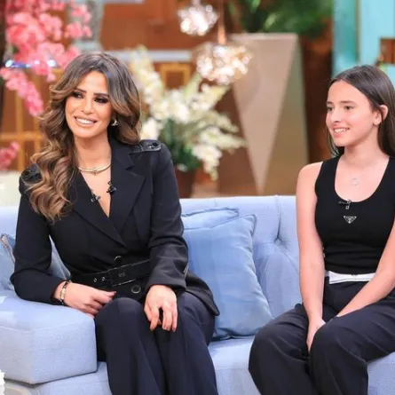 إيمان العاصي وابنتها - مصدر الصورة حسابها على إنستغرام