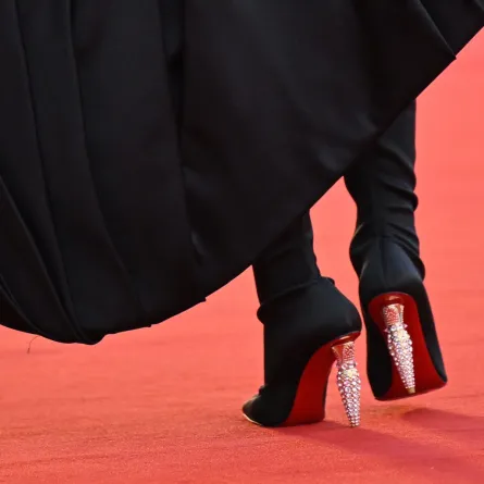 مهرجان البندقية السينمائي 79، النجمة إيزابيل أوبر Isabelle Huppert، (مصدر الصورة: Tiziana FABI / AFP)