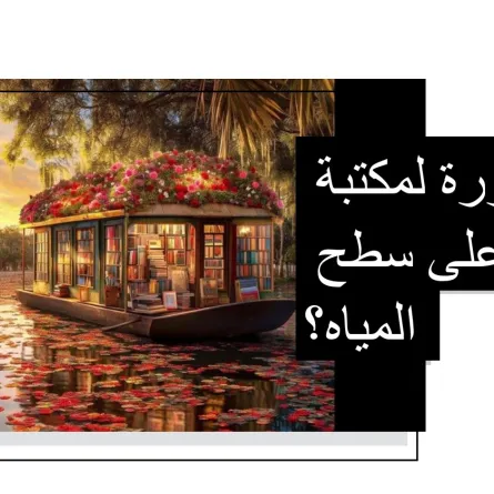 صورة قلبت مواقع التواصل الاجتماعي.. مكتبة عائمة على سطح المياه ما قصتها؟ 