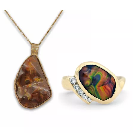 حجر العقيق الناري.. أسرار شيقة حول طريقة تشكله وأجمل المجوهرات المرصعة به!