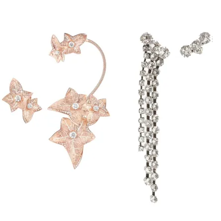 موديلات أقراط غير متماثلة.. لا تترددي في اختيارها لإطلالة أكثر جاذبية