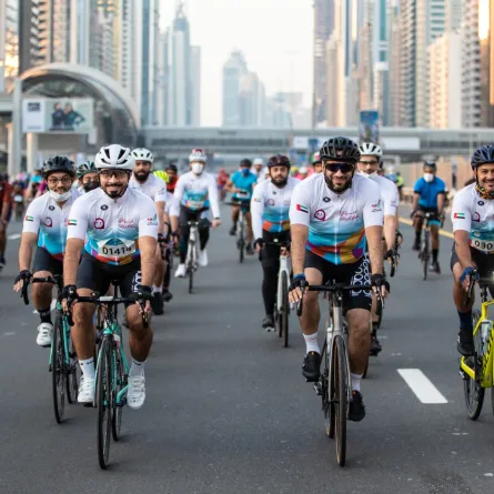 تحدي دبي للدراجات الهوائية. الصورة من wam