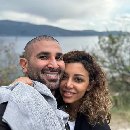 أحمد سعد وعلياء بسيوني - الصورة من حسابه على انستغرام