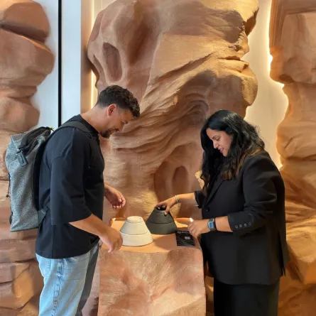 المصممان محمد بعلبكي والجوهرة الرشيد