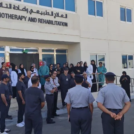 مبادرة "لياقتك مسؤوليتنا". الصورة من الحساب الرسمي لشرطة أبوظبي على منصة x