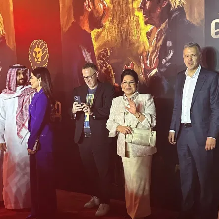 أبطال فيلم  تشيللو على السجادة الحمراء