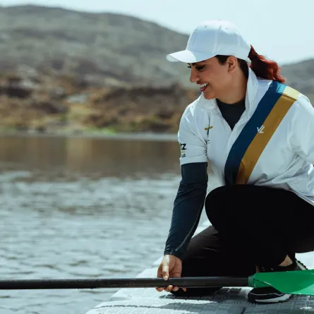 نبيلة أبو الجدايل عضوة مجلس إدارة الاتحاد السعودي للتجديف :نعمل ضمن استراتيجية إنسانية ومهنية في آن واحد