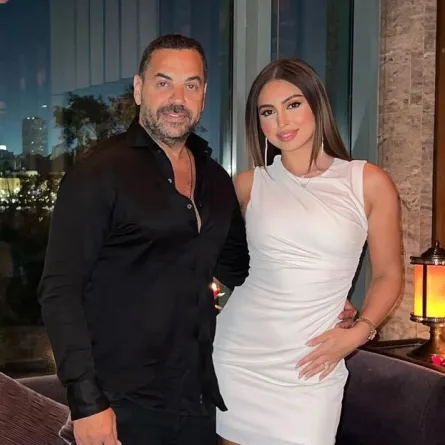 نيكول سعفان برفقة زوجها طارق العريان - الصورة من صفحتها الرسمية على إنستغرام