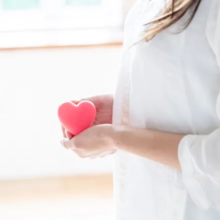 صورة تعبيرية عن الحامل والقلب