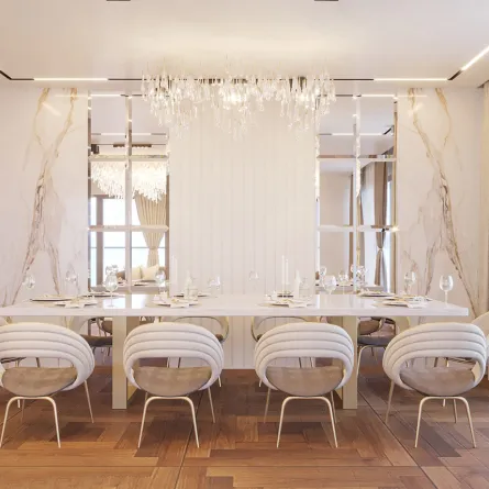  ديكورات غرفة الطعام