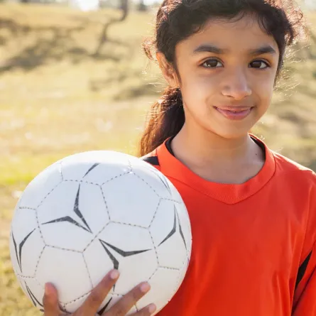 صورة لطفلة رياضية جمييلة