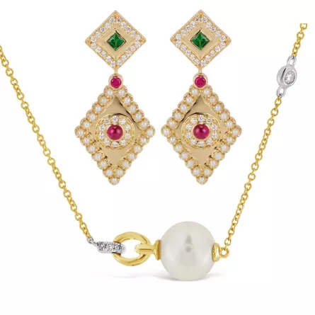 قطع مجوهرات فخمة لتتألقي بها في اليوم الوطني السعودي الـ 93