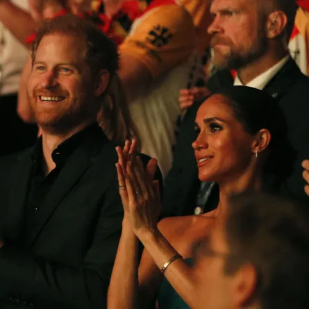 الأمير هاري وميغان ماركل (Harry ،Duke of Sussex and Meghan Duchess of Sussex). مصدر الصورة: LEON KUEGELER / AFP