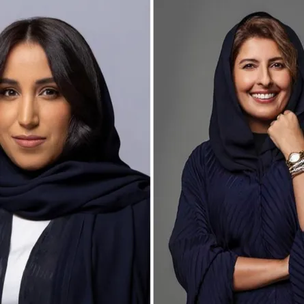 رئيسة تحرير مجلتيّ سيدتي والجميلة لمى الشثري مع الرئيسة التنفيذية لـSRMG جمانا الراشد 