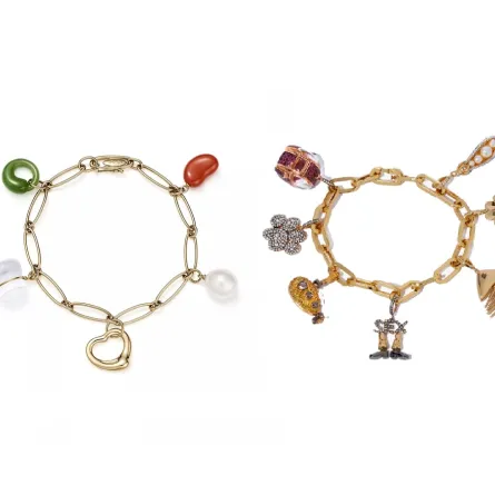 أساور ذهب Charms للبنات 2023