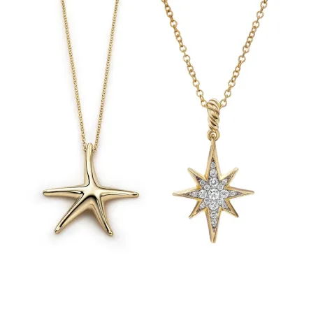 موديلات سلاسل على شكل نجمة البحر لصيف 2023