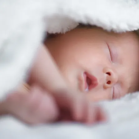 صورة لطفل نائم