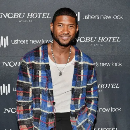 آشر Usher (مصدر الصورة: Paras Griffin / GETTY IMAGES NORTH AMERICA / Getty Images via AFP)