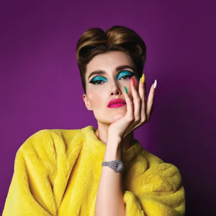 جواهر بألوان خاطفة Pop Art Spin