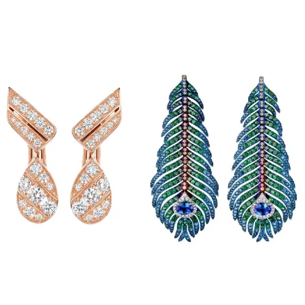 أحدث ما قدمته الدور العالمية من أقراط الألماس والأحجار الكريمة.. اختاريها لإطلالة خريفية ساحرة