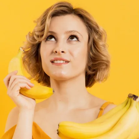 أقنعة الموز للشعر- الصورة من Freepik 