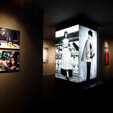 معرض الصور Dior Couture Patrick Demarchelier في متجر ديور في كاليفورنيا، عام 2013( مصدر الصورة: Donato Sardella/WireImage)