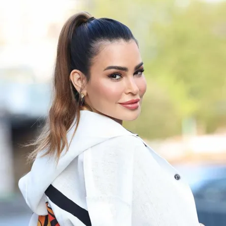 تسريحات شعر مريم الأبيض 