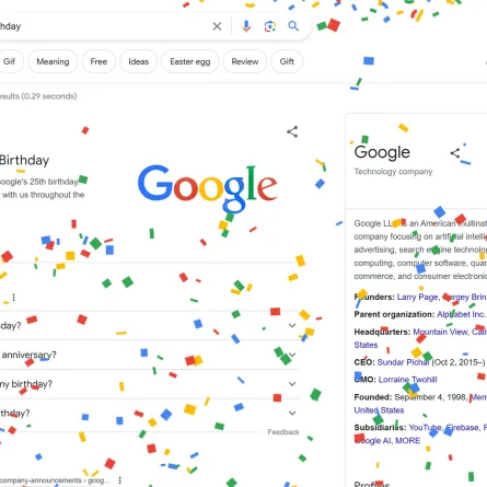 مع الاحتفال بيوبيله الفضي.. أشهر الخدمات المقدمة من قبل جوجل على الإنترنت