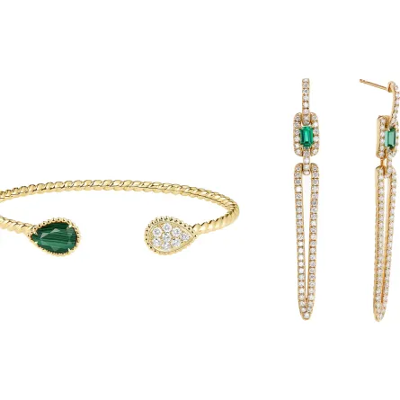 كيف ترتدين مجوهرات بحجر الزمرد مع العبايات لليوم الوطني السعودي؟