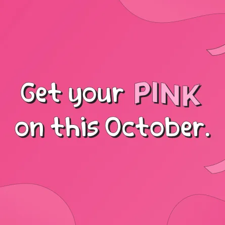 تألقي بالوردي في شهر أكتوبر