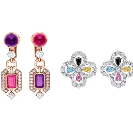 موديلات أقراط متعددة الألوان تمنحك الأنتعاش والبهجة لصيف 2023