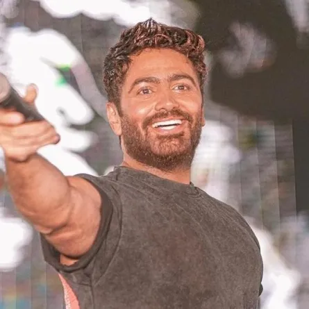 تامر حسني- الصورة من حسابه على إنستغرام