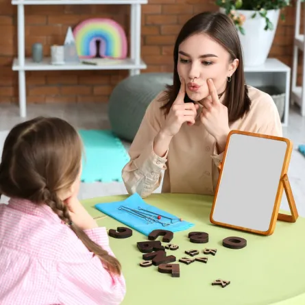 صورة لطفلة وأمها