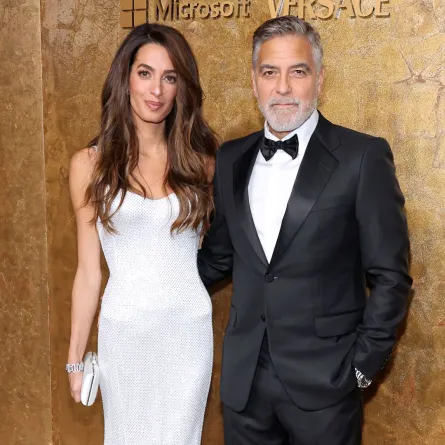 أمل كلوني وجورج كلوني (Amal Clooney and George Clooney). مصدر الصورة: Cindy Ord/Getty Images/AFP