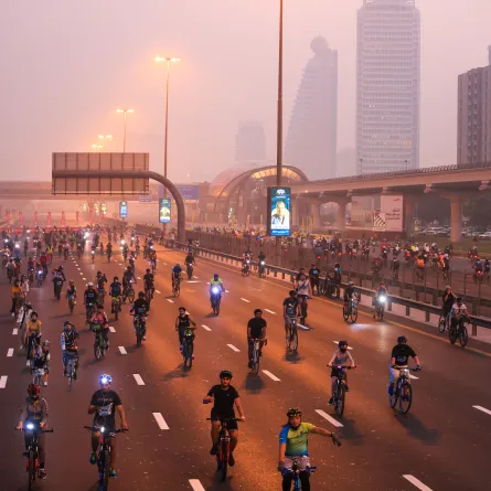 "تحدي دبي للدراجات الهوائية" ينطلق 12 نوفمبر المقبل. الصورة من wam